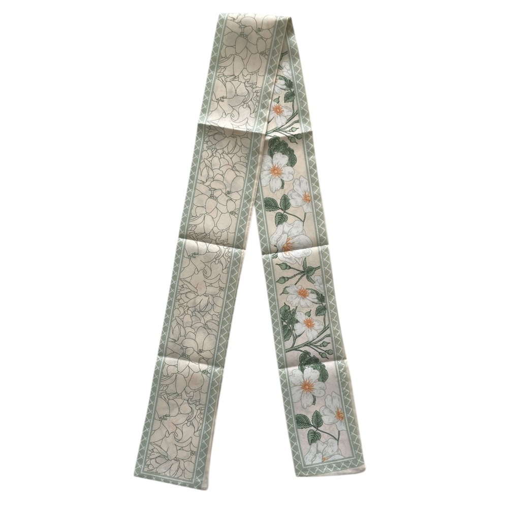 Floral Patterned Bag Scarf - Picture 3 of 4